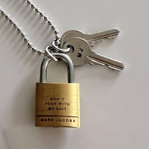 Marc Jacobs necklace and ring set!